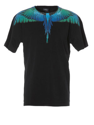 Marcelo Burlon: t-shirts - Wings black T-shirt