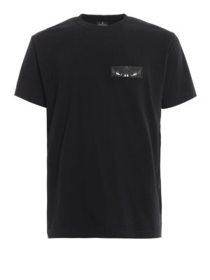 Marcelo Burlon: t-shirts - Wings patch black T-shirt