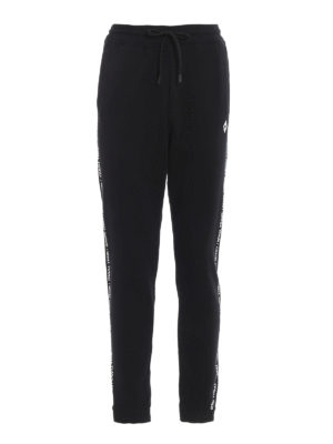 Marcelo Burlon: pantaloni sport - Joggers neri Catch Them