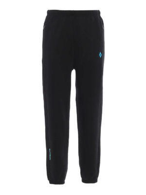 Marcelo Burlon: pantaloni sport - Joggers neri Cross