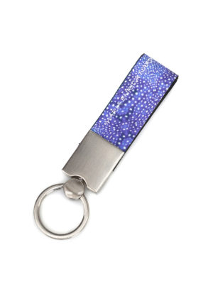 MARIA ENRICA NARDI: portachiavi - Portachiavi Universo in pelle e acciaio