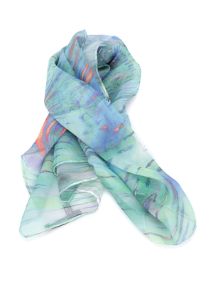 MARIA ENRICA NARDI: sciarpe e foulard - Foulard Natalia in seta