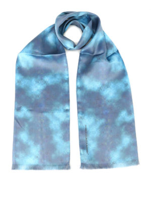 Maria Enrica Nardi: scarves - Selinunte digital print silk scarf