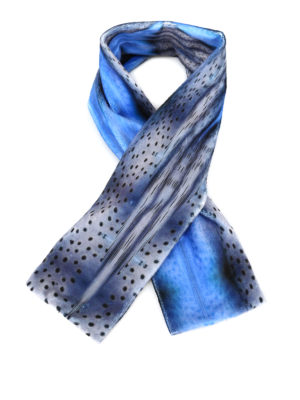 MARIA ENRICA NARDI: sciarpe e foulard - Sciarpa in velluto con passante Vivienne