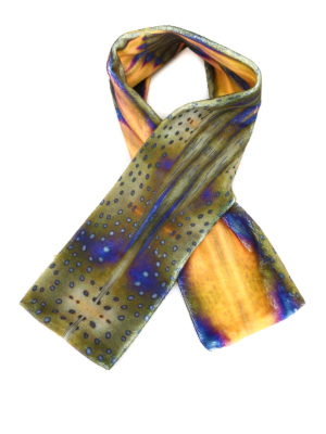 MARIA ENRICA NARDI: sciarpe e foulard - Sciarpa Vivienne in velluto con passante