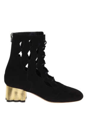 Marni: ankle boots - Teatro lace-up ankle boots