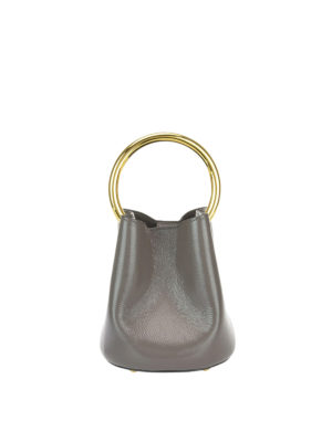 Marni: Secchielli - Secchiello Pannier in vernice