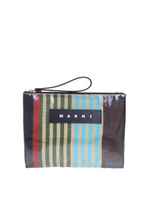 Marni: clutches - PVC pouch