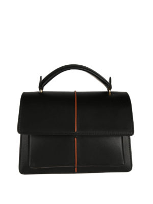Marni: borse a tracolla - Borsa a tracolla nera Attaché