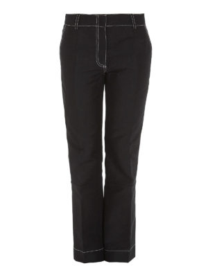 Marni: flared jeans - Denim faded jeans