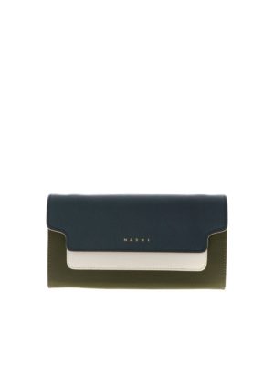 Marni: Carteras y monederos - Carteras Y Monederos - Azul