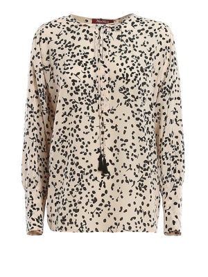 Max Mara: Blusen - Bluse - Nude