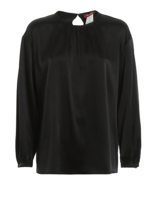 Max Mara: Blusen - Bluse - Schwarz