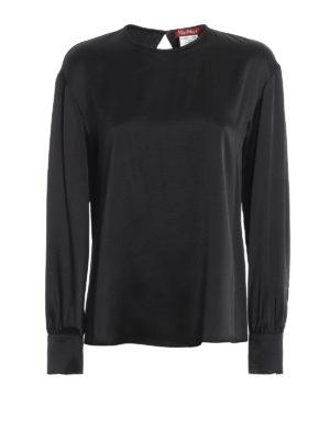 Max Mara: blouses - Harley silk satin blouse
