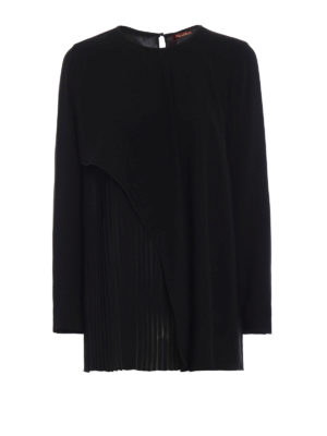 Max Mara: bluse - Blusa Unghia in leggero cady