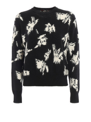 Max Mara: crew necks - Angus intarsia wool sweater