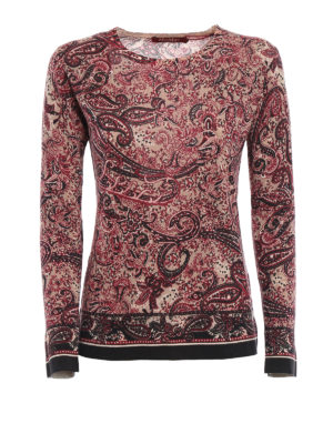 Max Mara: Suéteres con cuello pico - Suéter Cuello Redondo - Re-Studio