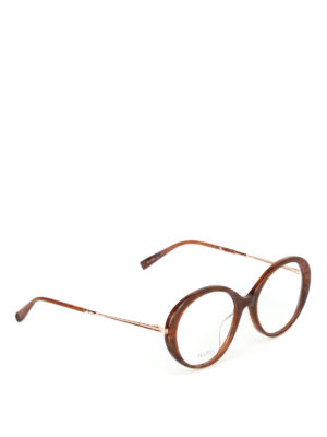 Max Mara: Occhiali - Occhiali da vista effetto marmorizzato