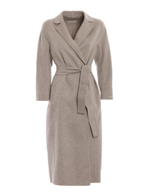 Max Mara: cappotti al ginocchio - Cappotto Giungla in lana e angora