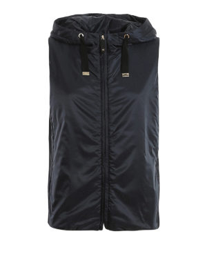 Max Mara: Kurze Daunenjacken - Daunenjacke - Blau