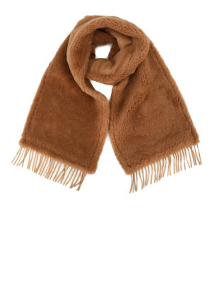 Max Mara: sciarpe e foulard - Sciarpa Alceste color cammello