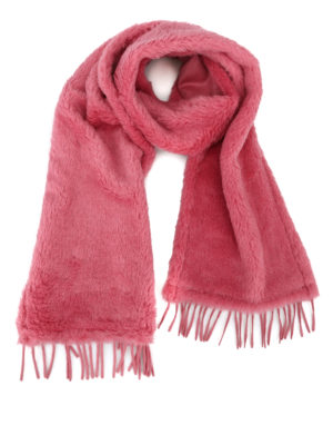 Max Mara: sciarpe e foulard - Sciarpa Alceste rosa forte