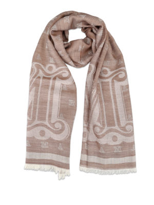 Max Mara: sciarpe e foulard - Sciarpa Liuto in lana misto seta