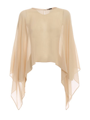 Max Mara: Stole & Scialli - Scialle Uovo in chiffon di seta