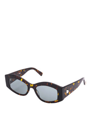 Max Mara: sunglasses - Mm Iris tortoise sunglasses