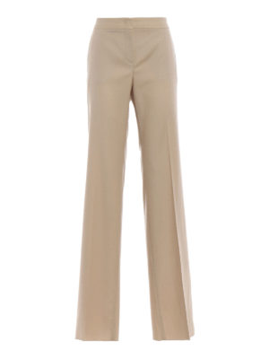 Max Mara: Pantaloni sartoriali - Pantaloni Dono in lana leggera