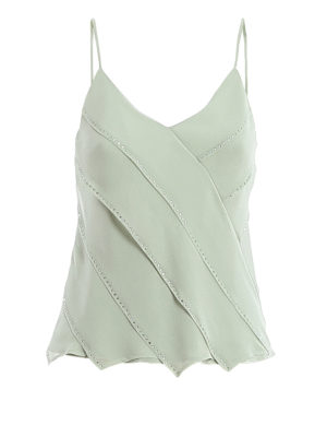 Max Mara: Tops und Tank Tops - Top - Hellgrün