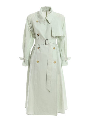 Max Mara: Gabardinas - Gabardina - Verde Claro
