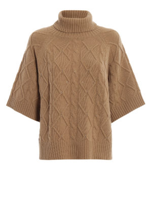 Max Mara: Cuellos altos y polos - Sandalo-Studio - Marrón Claro