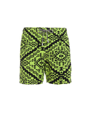 MC2 SAINT BARTH: Costumi piscina e boxer - Boxer da mare Gustavia fluo