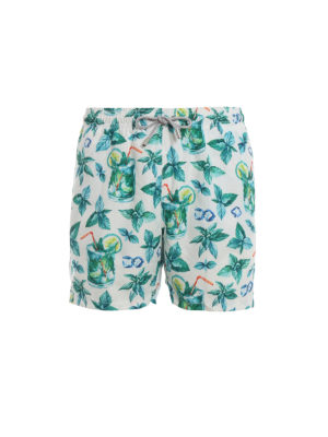 MC2 SAINT BARTH: Costumi piscina e boxer - Boxer da mare Gustavia con stampa mojito