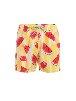 MC2 SAINT BARTH: Costumi piscina e boxer - Boxer da mare Gustavia con stampa angurie