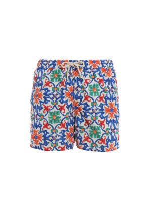 MC2 SAINT BARTH: Costumi piscina e boxer - Boxer da mare Light 70' motivo multicolor