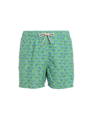 MC2 SAINT BARTH: Costumi piscina e boxer - Boxer da mare Lighting Micro stampa elefanti