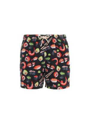 MC2 SAINT BARTH: Costumi piscina e boxer - Boxer da mare Lighting con stampa sushi