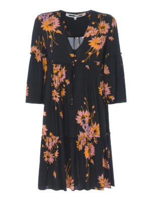 MCQ: abiti da cocktail - Abito in cady di viscosa Bunny Floral