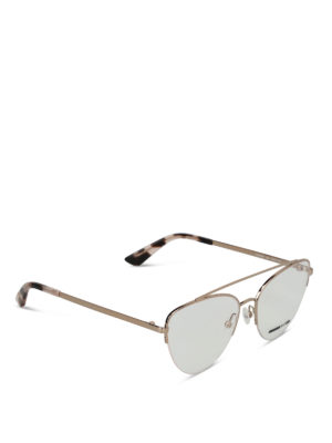 MCQ: Occhiali - Occhiali da vista in metallo a doppio ponte