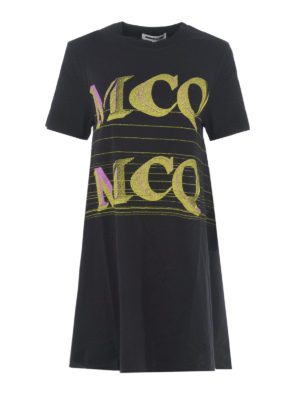 MCQ: abiti al ginocchio - Abito stampa logo