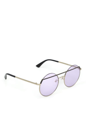 MCQ: occhiali da sole - Occhiali da sole tondi con lenti viola