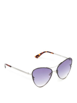 Mcq: sunglasses - Metal frame violet sunglasses