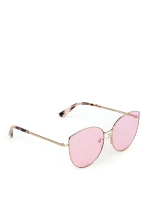 MCQ: occhiali da sole - Occhiali a occhi di gatto con lenti rosa