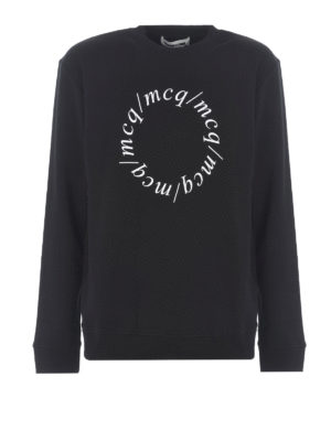 MCQ: Felpe e maglie - Felpa girocollo in cotone con stampe