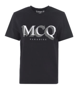 MCQ: t-shirt - T-shirt stampa logo MCQ Paradise