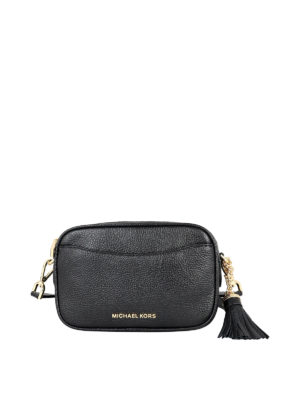 MICHAEL KORS: belt bags - Hammered leather convertible belt bag