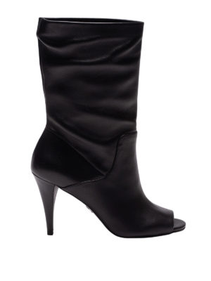 MICHAEL KORS: stivali - Stivali bassi Elaine neri a punta aperta