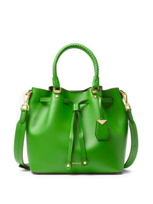 MICHAEL KORS: Secchielli - Secchiello Blakely in pelle liscia con charm